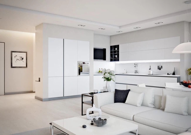 Amazing white-tone 2 bedrooms apartment for rent in Vinhomes Ocean Park 1