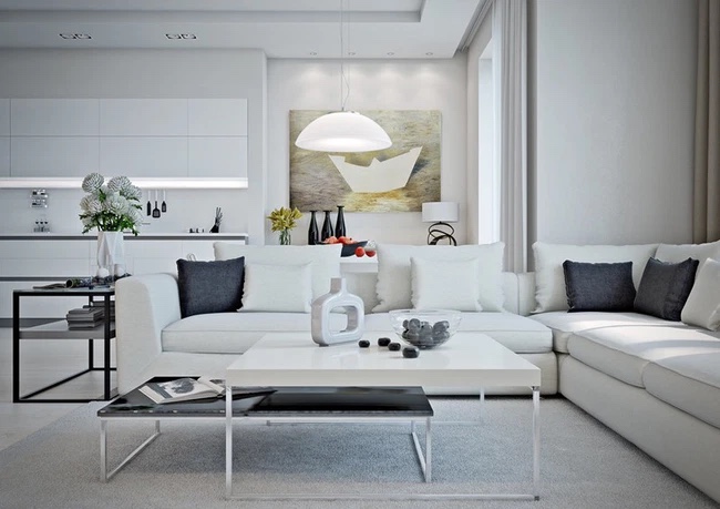 Amazing white-tone 2 bedrooms apartment for rent in Vinhomes Ocean Park 6