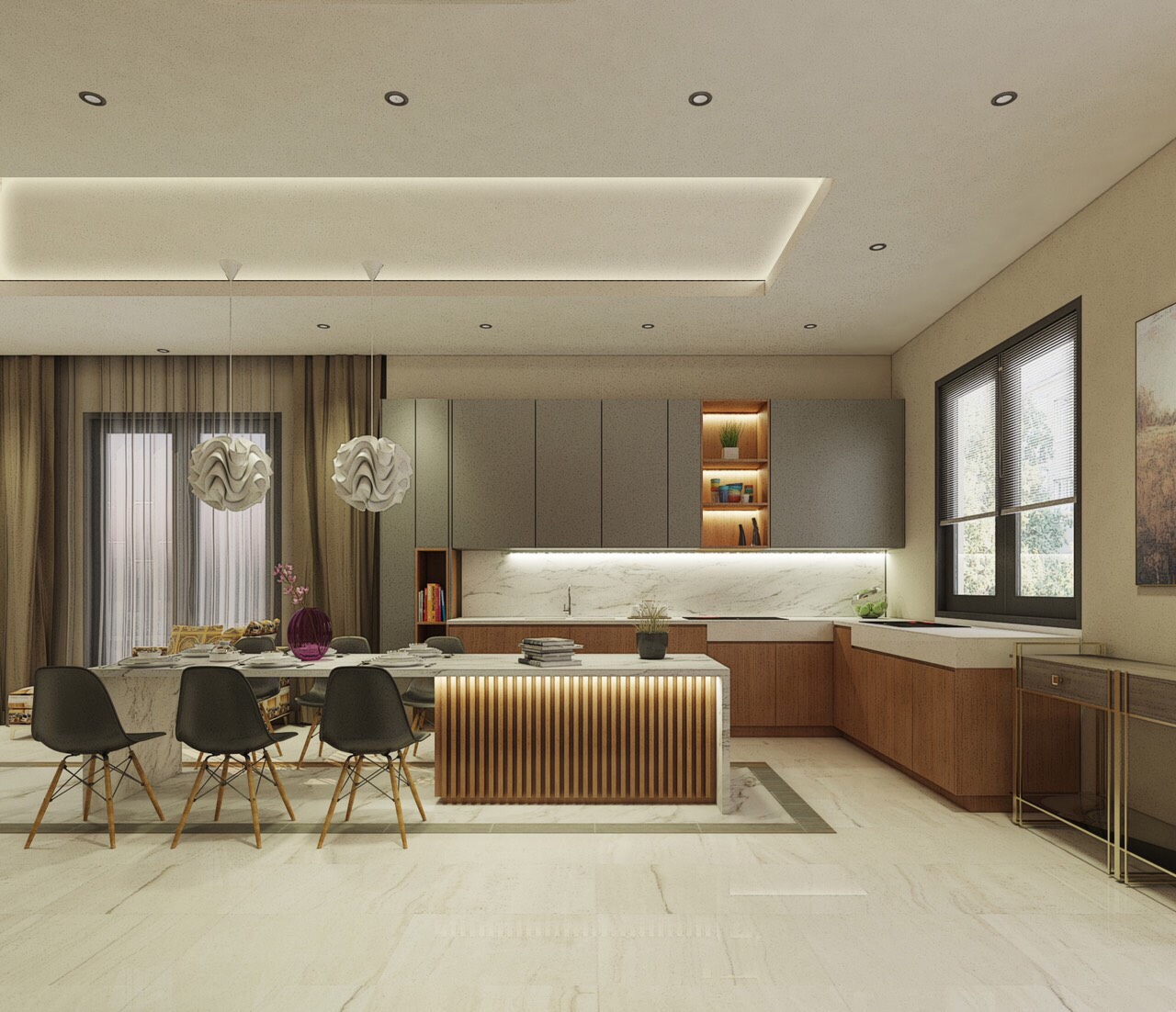 New furnished villas for rent in Hoa Sua, VInhomes Riverside 13