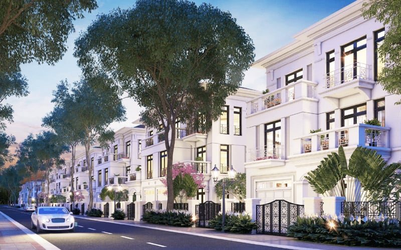Vinhomes Riverside villas for sale released in Hanoi