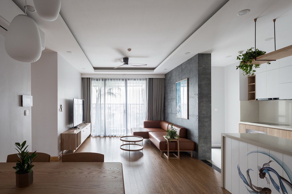 2 bedroom apartment in minimalist design for sale in S2.19 VinHomes Ocean Park 1