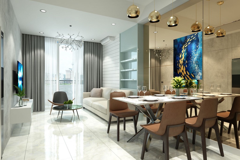 2 bedroom apartment well-designed for sale in R1.07 building VinHomes Ocean Park 2