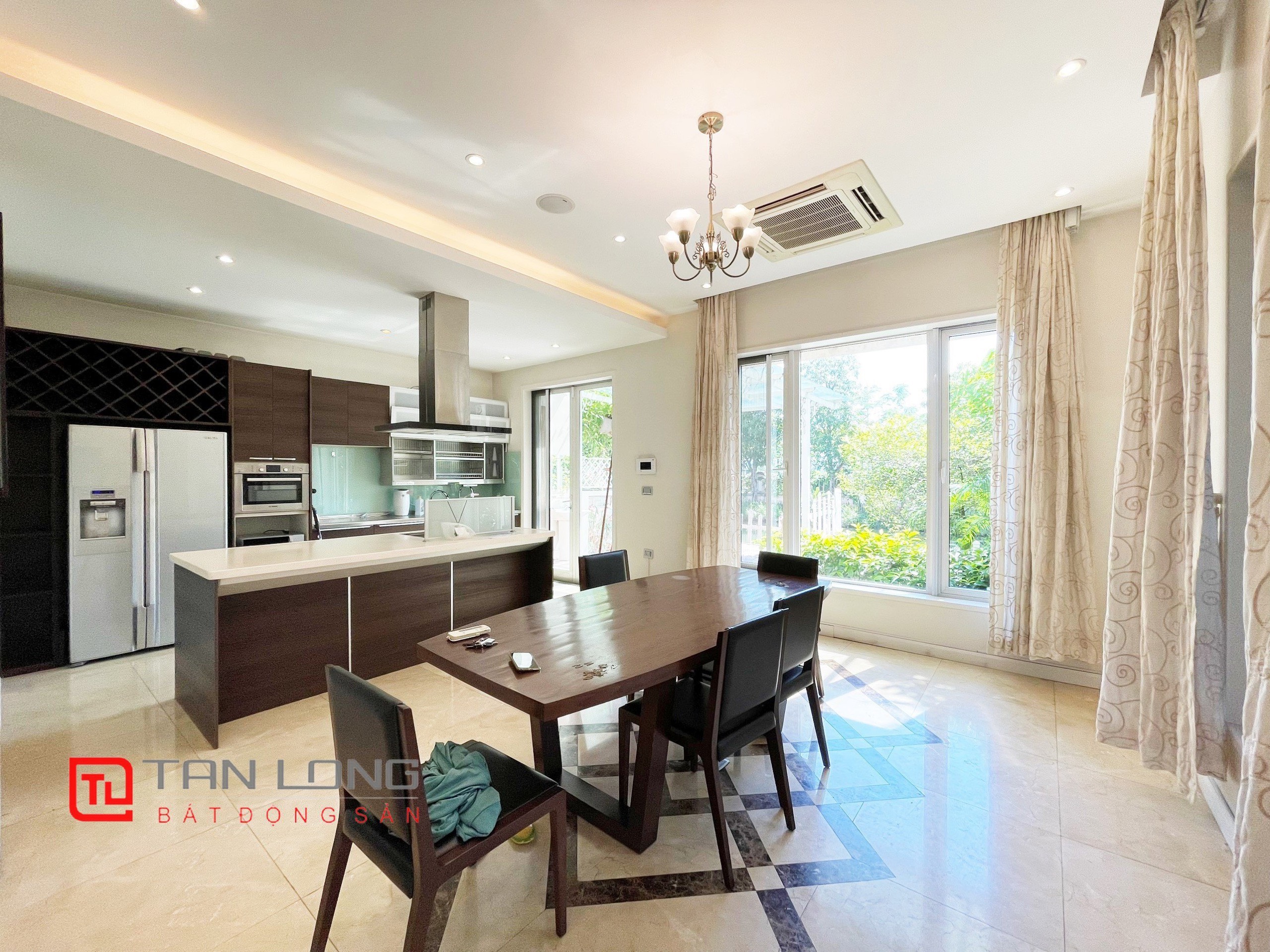 Duplex Villa for rent with Full Modern Furniture, cool river view in Vinhomes Riverside 4