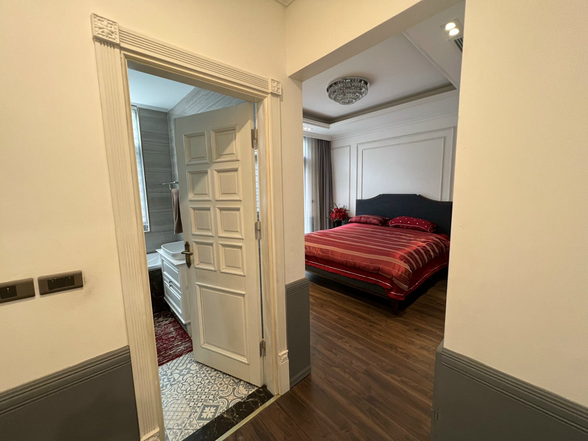 Fully furnished 4 Bedroom Semi-detached Villa for rent at Vinhomes The Harmony 7