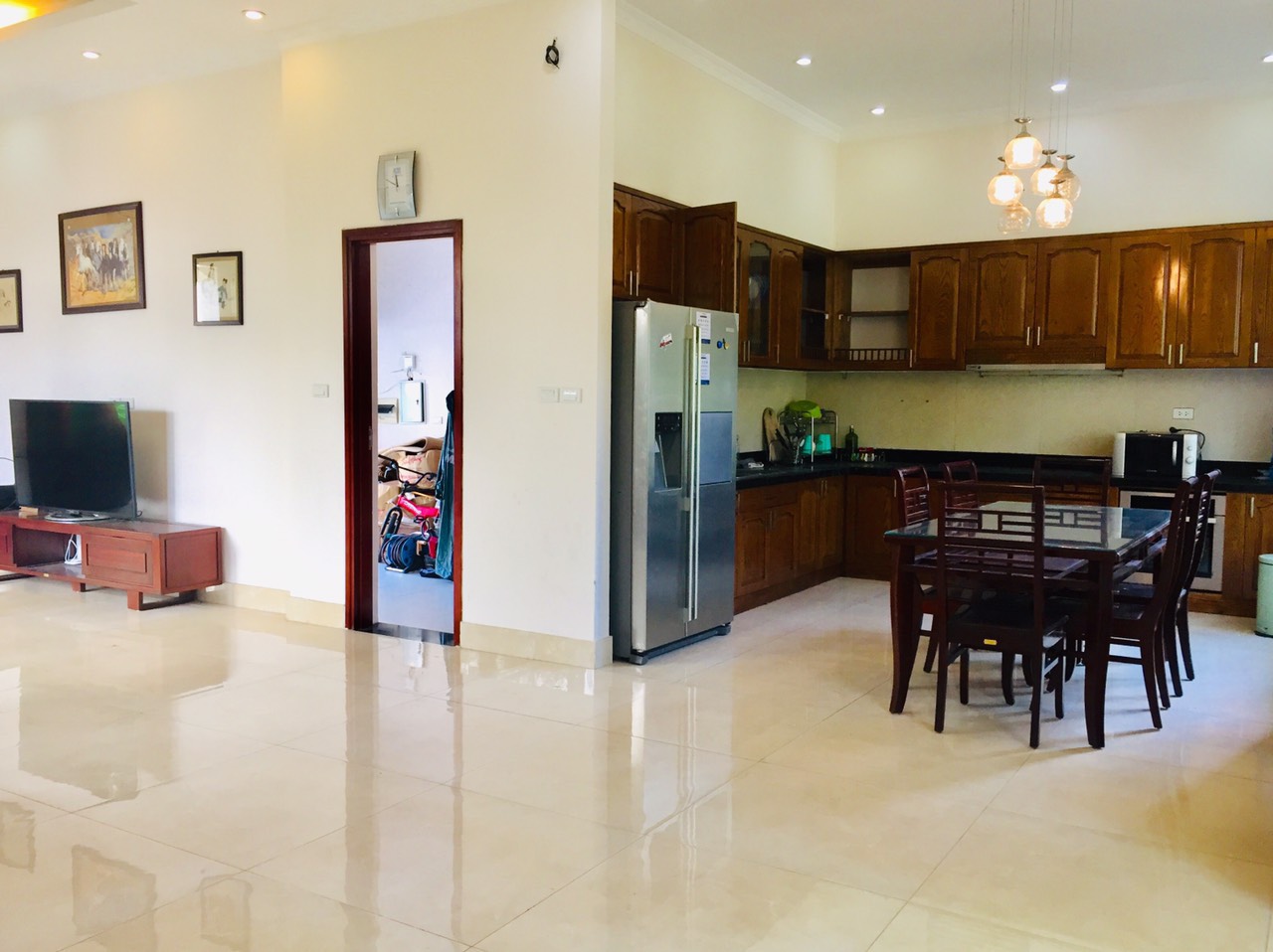 Villa in Hoa Phuong Vinhome Riverside basic interior for rent only 1300 usd/ month