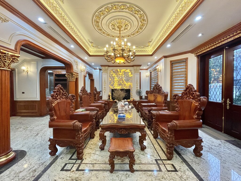 Neoclassical Detached villa for rent in Vinhomes The Harmony Urban Area 1