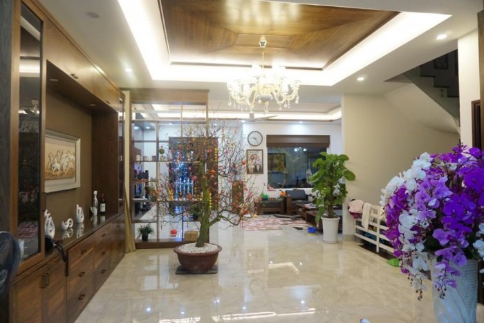 Spacious detached villa for rent in Vinhomes Riverside with bright and airy area 2