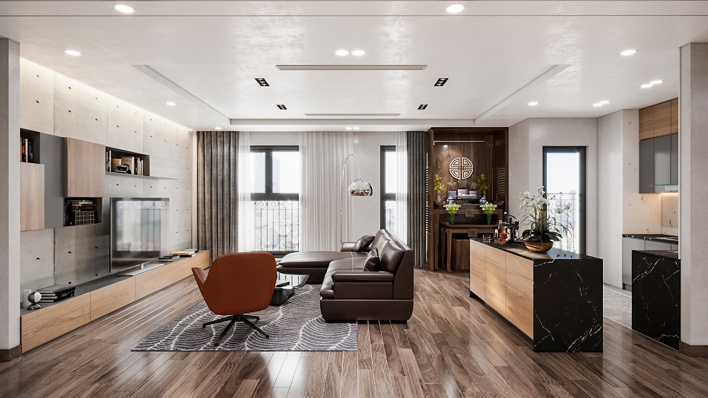 Stylish 3 bedroom apartment for sale in good price in S2.07 VinHomes Ocean Park 2