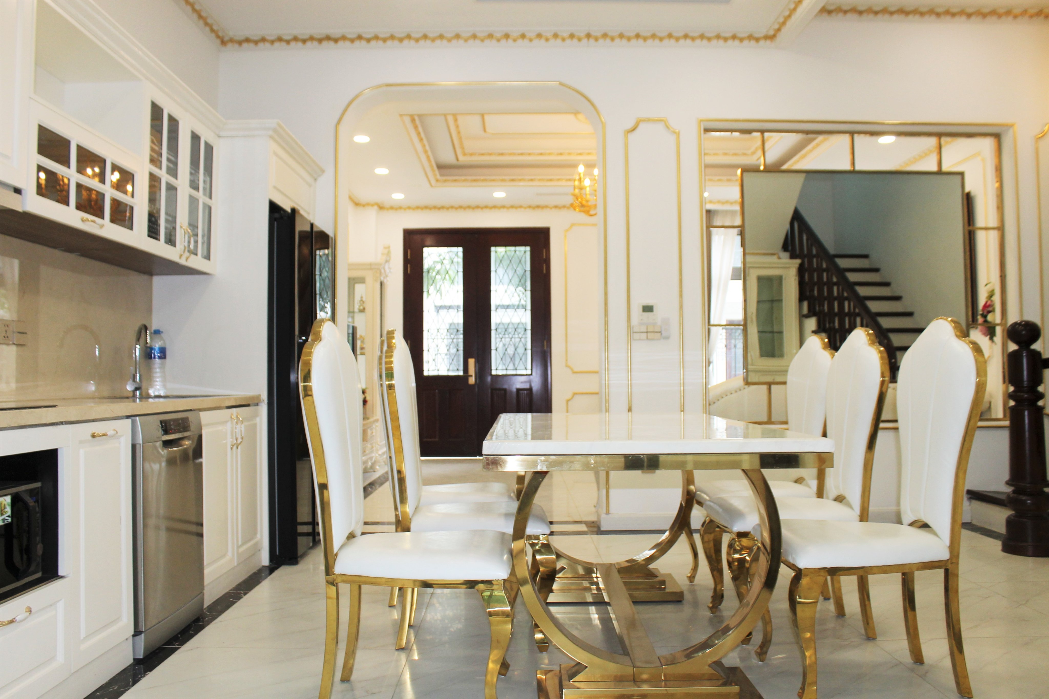 Villa 90 sqm, full furniture with European style for rent in Vinhomes The Harmony only 1528 usd/ month 4