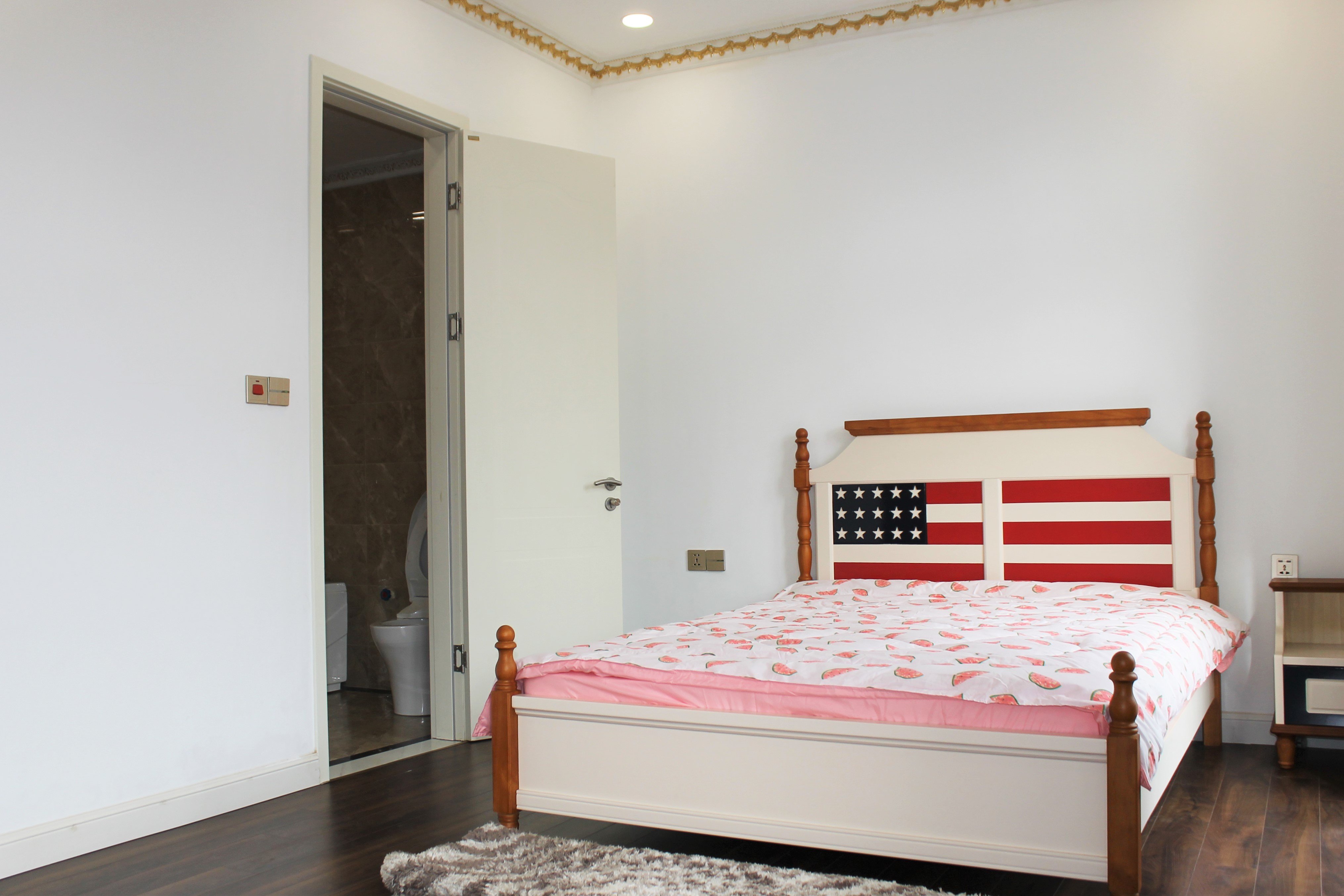 Villa 90 sqm, full furniture with European style for rent in Vinhomes The Harmony only 1528 usd/ month 8