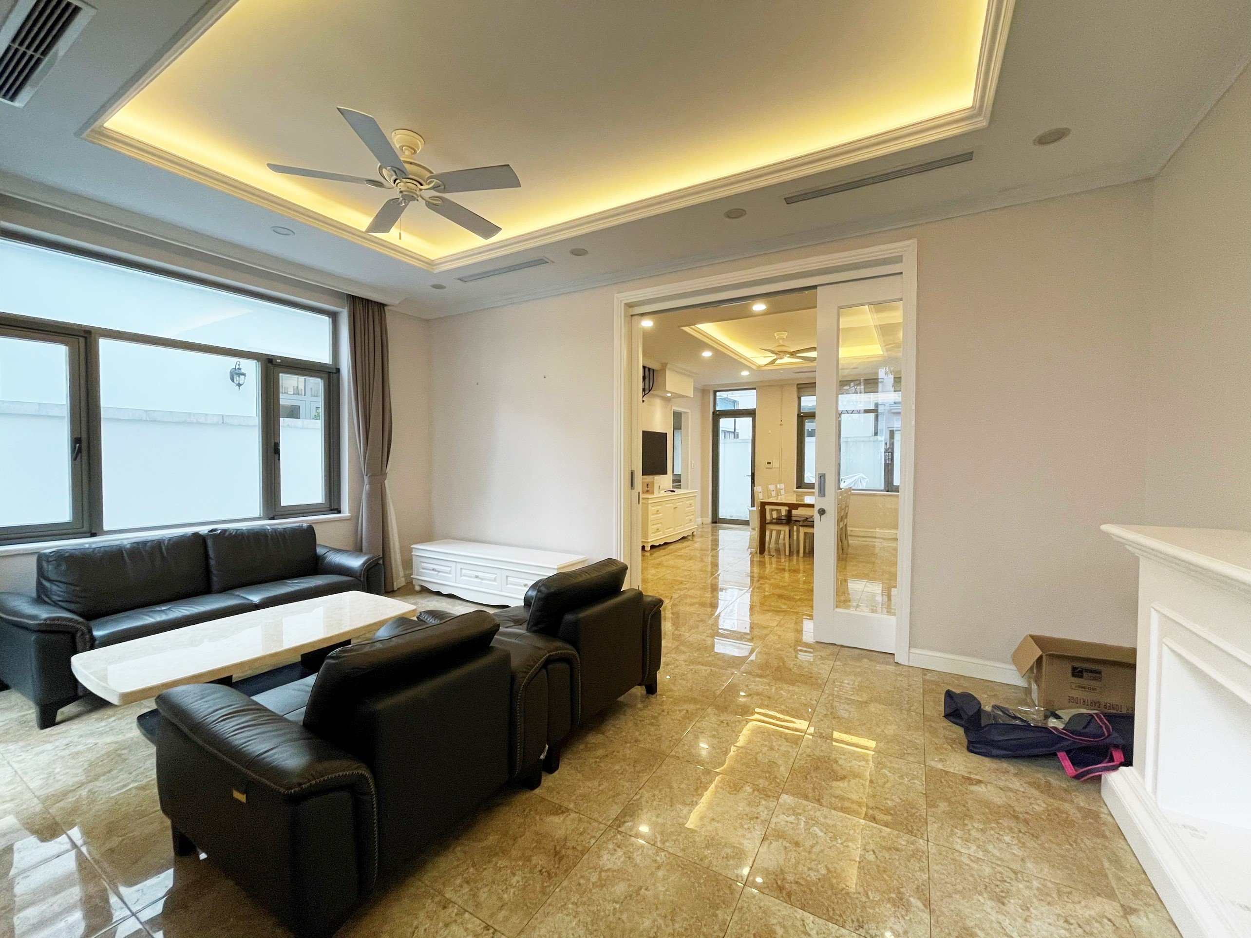 Villa in Tuylip Vinhomes The Harmony full furniture 120 sqm, 4 bed rooms, nearby the lake 1