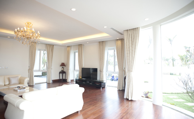 Living space in Vinhomes Riverside Villa