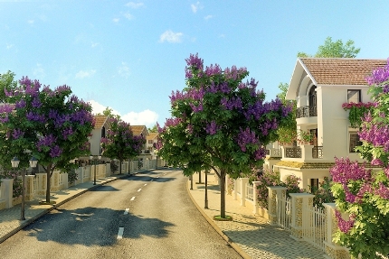 Queen's Crape-myrtle Villas in Vinhomes Riverside