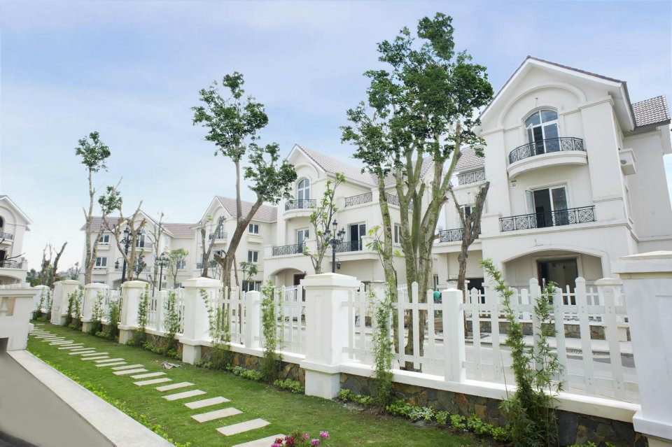 Semi-detached villas in Vinhomes Riverside