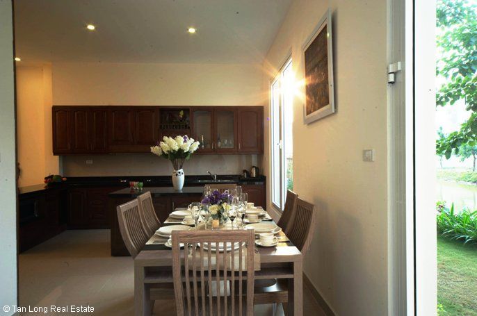 Dining area in Vinhomes Riverside Flamboyant Villas