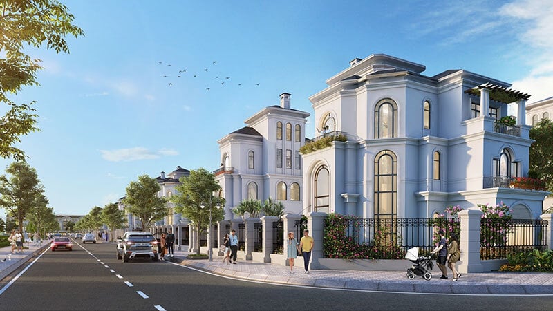 design of villas for sale in Vinhomes Ocean Park